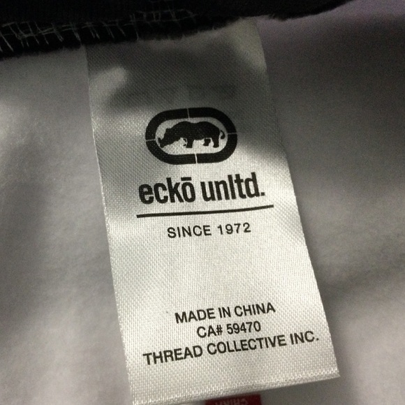 Ecko Unlimited White w/ Gray/Black Camo Sweatpants Size XL EO31G578B - Picture 6 of 9